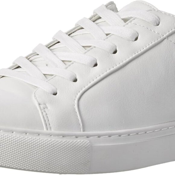 Women's Leather Sneakers Size 8 Rubber Sole Low Profile Cushioned Stylish
